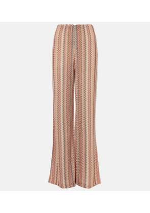 Missoni Zigzag cotton-blend wide-leg pants