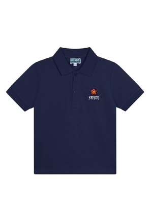 Kenzo Kids Boke Logo Cotton Polo Shirt