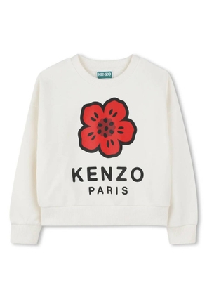 Kenzo Kids Paris Logo Cotton Sweatshirt