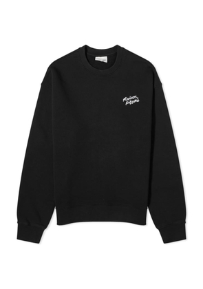 Maison Kitsune Embroidered Logo Cotton Sweatshirt,