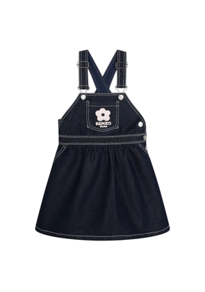 Kenzo Adjustable Shoulder Strap Denim Dress