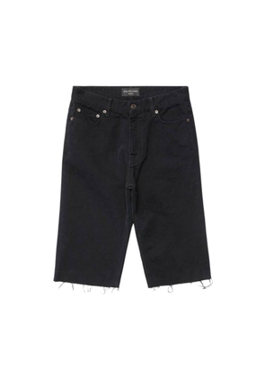 Balenciaga Distressed-Effect Denim Shorts