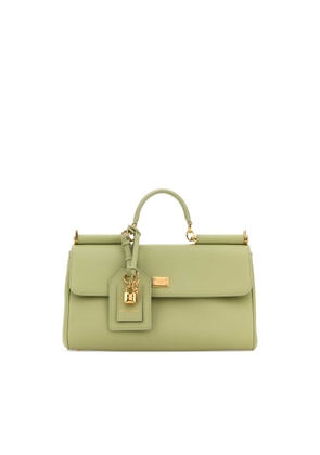 Dolce & Gabbana Pastel Green Leather My Sicily Handbag