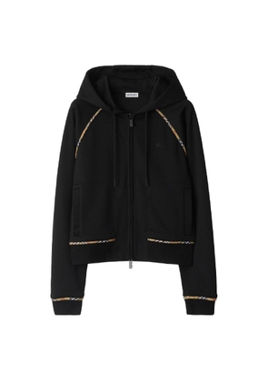 Burberry Equestrian Knight Zip Up Hoodie, Size Large