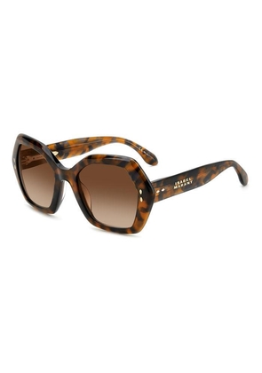 Isabel Marant Brown Shaded Geometric Ladies Sunglasses IM 0107/G/S 0WR9/HA 53