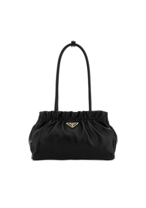 Prada Black Nappa Leather Shoulder Bag