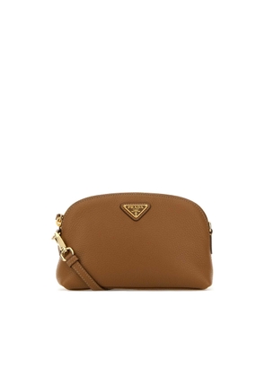 Prada Camel Leather Crossbody Bag