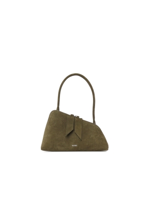 The Attico Sunrise Suede Shoulder Bag