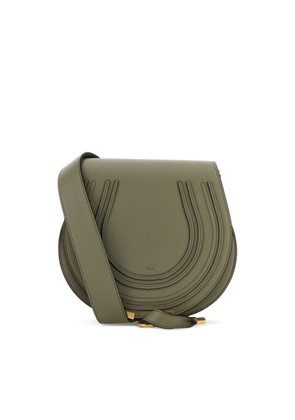 ChloÃ© Sage Green Leather Marcie Crossbody Bag