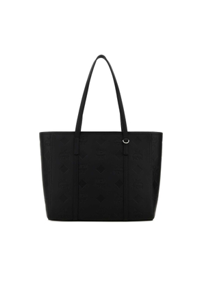 Mcm Black Synthetic Leather Toni Shopping Bag