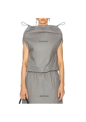 Balenciaga Logo-Detail Shoe Bag Top, Size Small