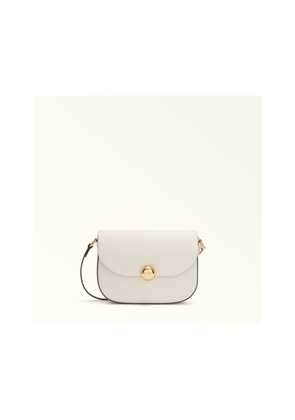 Furla Moonlight S Crossbody Bag In Cream Leather
