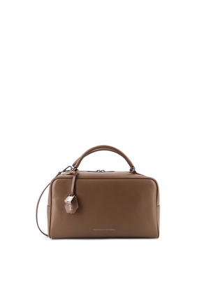 Brunello Cucinelli Boston Explorer Leather Crossbody Bag