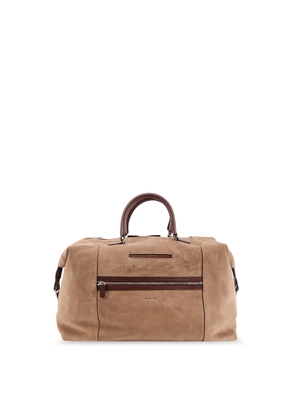 Kiton Suede Weekend Travel Bag