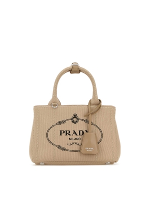 Prada Beige Canvas Mini Prada Jardiniere Re Handbag