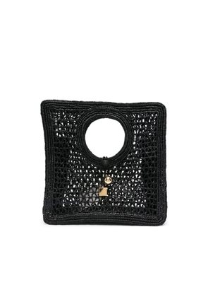 Jacquemus Le Petit Carre Spiaggia Rafia Handbag