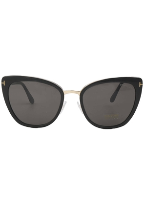 Tom Ford Simona Smoke Cat Eye Ladies Sunglasses FT0717 01A 57