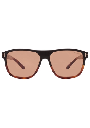 Tom Ford Frances Brown Square Mens Sunglasses FT1081 05E 58