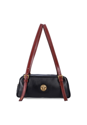 Versace EmblÃ¨me Nappa Bowling Bag
