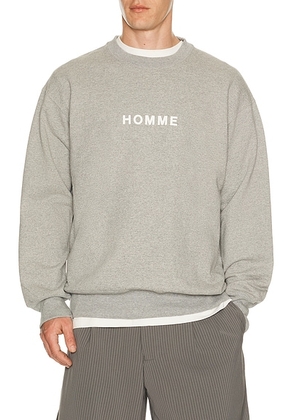 COMME des GARCONS HOMME Sweatshirt in Grey - Grey. Size L (also in M, S, XL/1X).