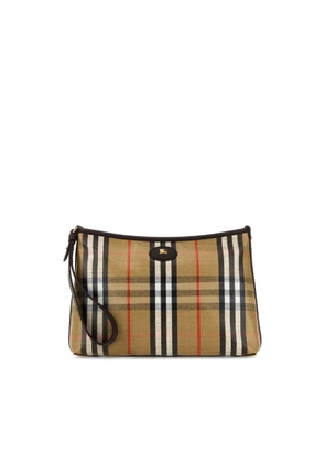 Burberry Printed Canvas Clutch