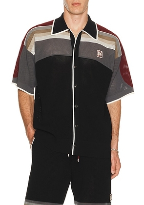 Amiri MA Sport Shirt in Black - Black. Size L (also in M, S, XL/1X, XXL/2X).