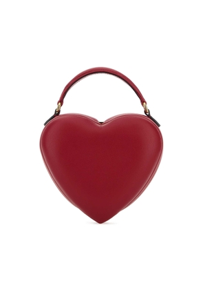 Moschino Red Nappa Leather Love Me Bag Handbag