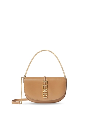 Wallet On Chain Fendigraphy Leather Shoulder Bag