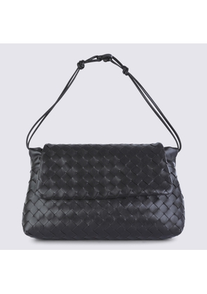 Bottega Veneta Dark Brown Leather Day Pouche