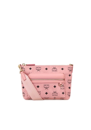 Mcm Printed Canvas Aren Crossbody Bag