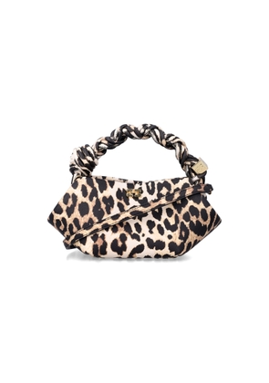 Ganni Leopard Grained Mini Bou Bag