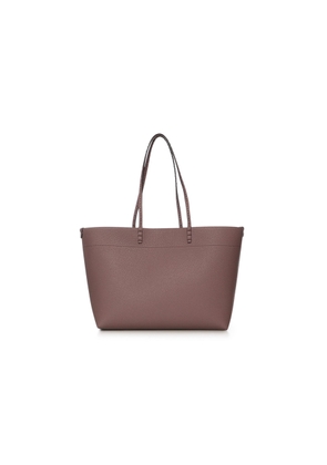Fendi Medium Roll Leather Shopping Bag