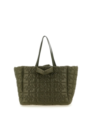 Ganni Quilted Re-Tech Xxl Tote Shopping Bag
