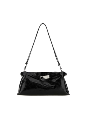 Benedetta Bruzziches Black Leather Mame Shoulder Bag