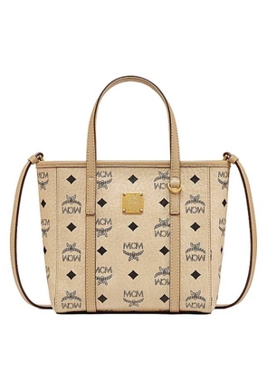 MCM Toni Visetos Top-Zip Mini Shopper Bag