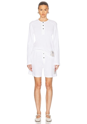 JACQUEMUS L Ensemble Melao in White - White. Size L (also in ).
