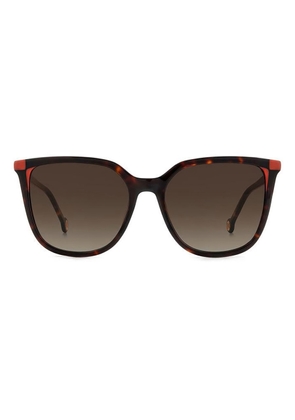 Carolina Herrera Brown Shaded Cat Eye Ladies Sunglasses HER 0140/S 0O63/HA 54