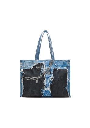 Acne Studios Denim Print Tote Bag