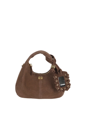 Ganni Hobo Mini Recycled Suede Pelinova