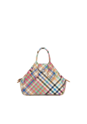 Vivienne Westwood Printed Canvas Small Yasmine Handbag