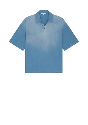 JW Anderson Short Sleeve Polo Shirt in Light Blue - Blue. Size S (also in ).