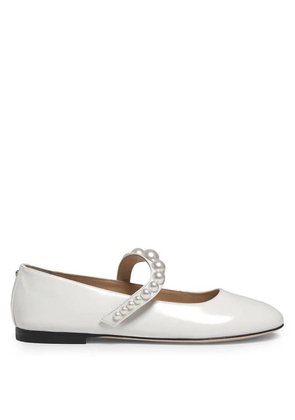 Mach & Mach Sirene Faux-Pearl Embellished Ballerina Flats, Brand Size 38 ( US Size 8 )