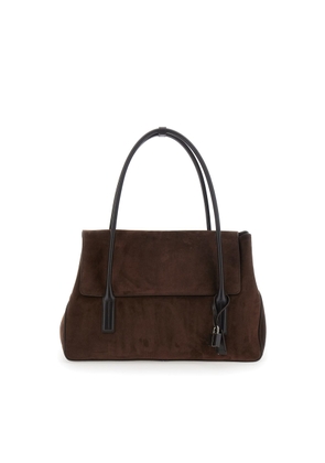 Tom Ford Suede Calf + Smooth Calf Large Shoulder Bag