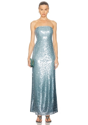 SIMKHAI Leilani Gown in Azure Sky - Turquoise. Size 0 (also in ).