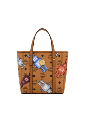 Mcm Printed Canvas Toni Handbag
