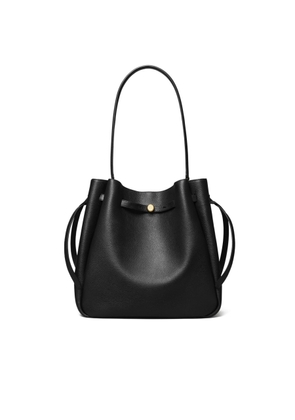 Tory Burch Romy Large Leather Bucket Bag