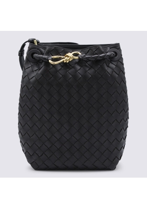 Bottega Veneta Dark Brown Leather Andiamo Bucket