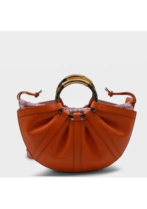 Coccinelle Crab Leather Top Handle Bag