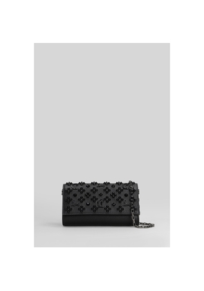 Christian Louboutin Paloma Wallet Shoulder Bag In Black Leather