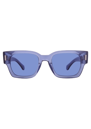 Ferragamo Blue Square Mens Sunglasses SF2010S 432 52